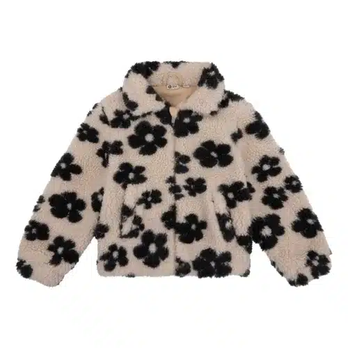 Daily7 Teddy Flower Jacket Beige melange