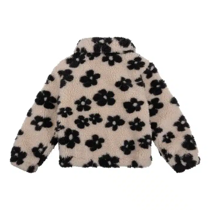 Daily7 Teddy Flower Jacket Beige melange2