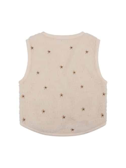 Daily7 Teddy Gilet Embroidery Sandshell2