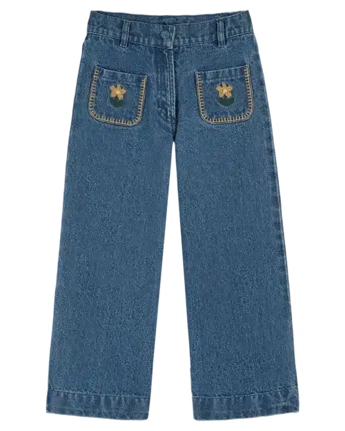 Emile et Ida Geborduurde denimbroek AA063A