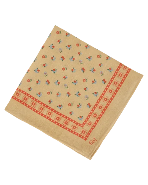 Emile et Ida Shawl Beige 50 x 50 cm