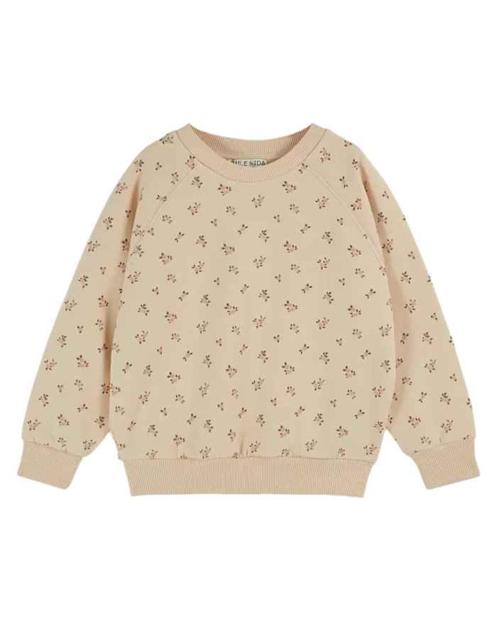 Emile et Ida Sweater Imprime Roses AA180