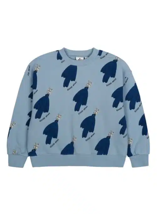 Jelly Mallow Bird Sweatshirts_Blue