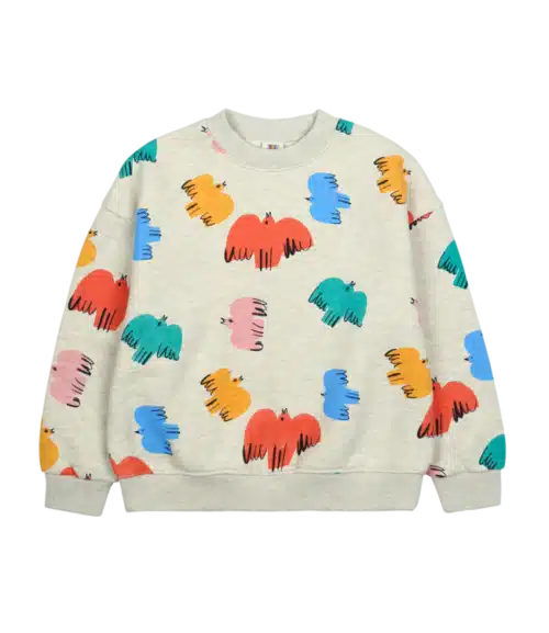 Jelly Mallow Colorful Bird Sweatshirt