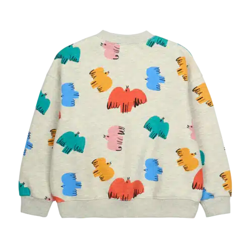 Jelly Mallow Colorful Bird Sweatshirt2