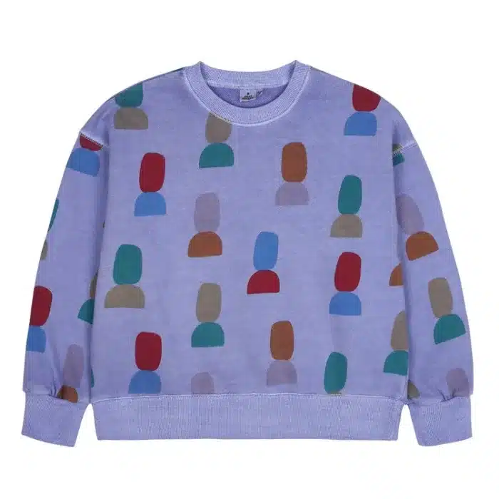 Jelly Mallow Shape Pigment Sweatshirt