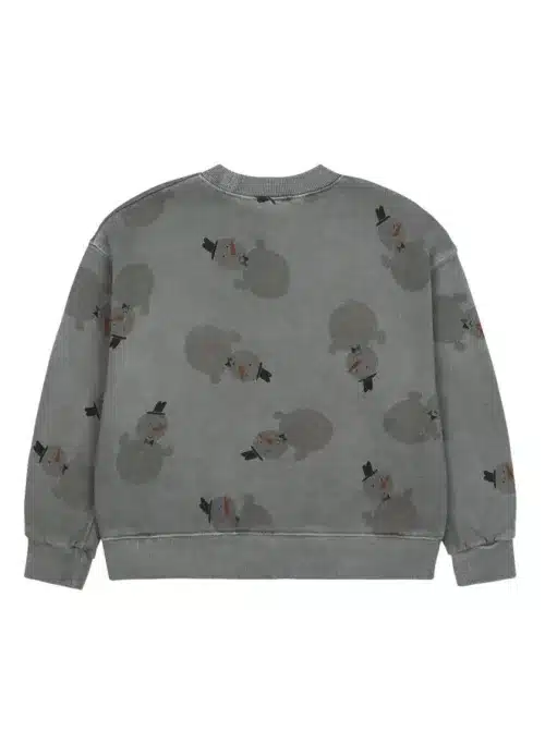 Jelly Mallow Snowman Pigment Sweatshirt2