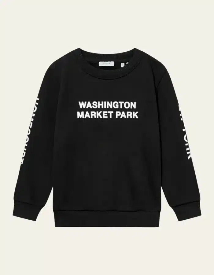 Les Deux Washington Sweatshirt Kids Black Light Ivory