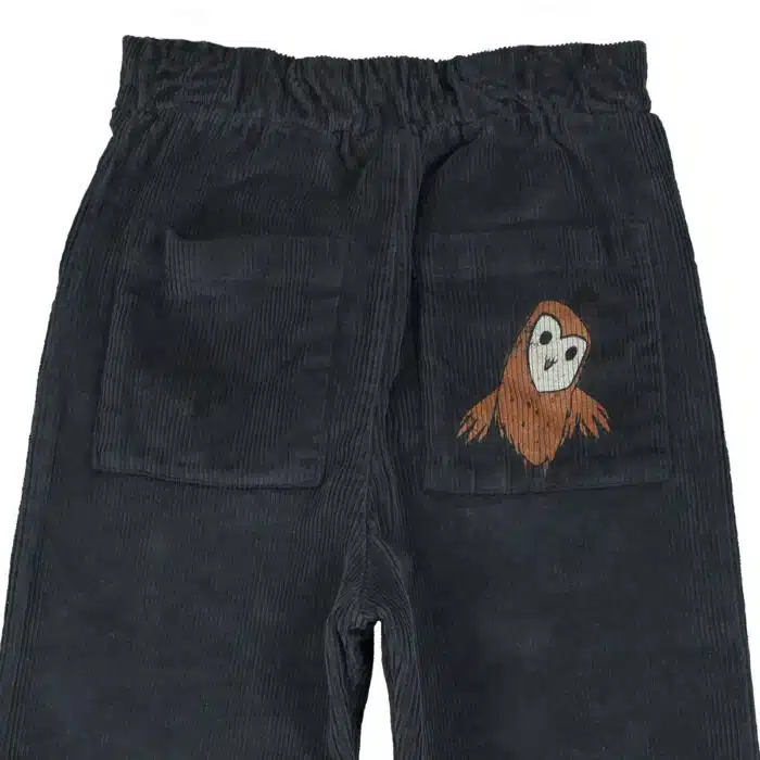 Lotiekids Straight Fit Pants LITTLE OWL Anthracite2