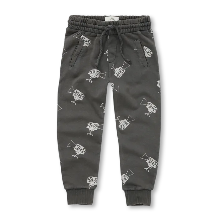 Sproet & Sprout Sweatpants movie print Asphalt