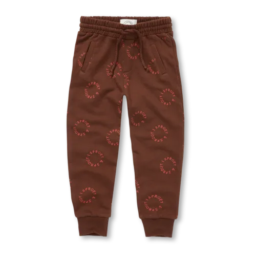 Sproet & Sprout Sweatpants sproet print Brown