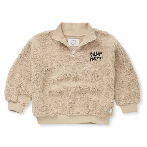 Sproet & Sprout Teddy anorak sweatshirt Ivory