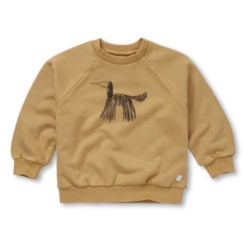 Sproet & Sprout Sweatshirt raglan dog Light Mustard