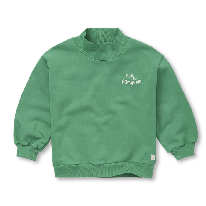 Sproet & Sprout Sweatshirt turtle neck Evergreen