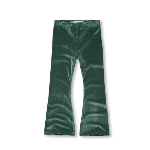 Sproet & Sprout Flare pants velvet green