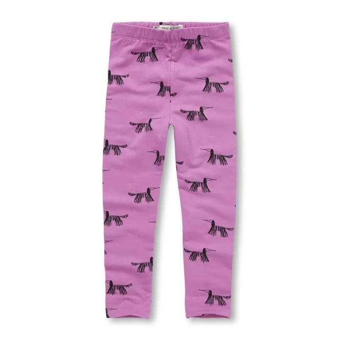 Sproet & Sprout Legging dogs print Purple Pink