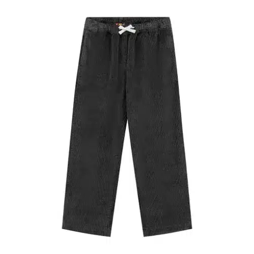 Yuki Corduroy Lange Broek Beau - Charcoal