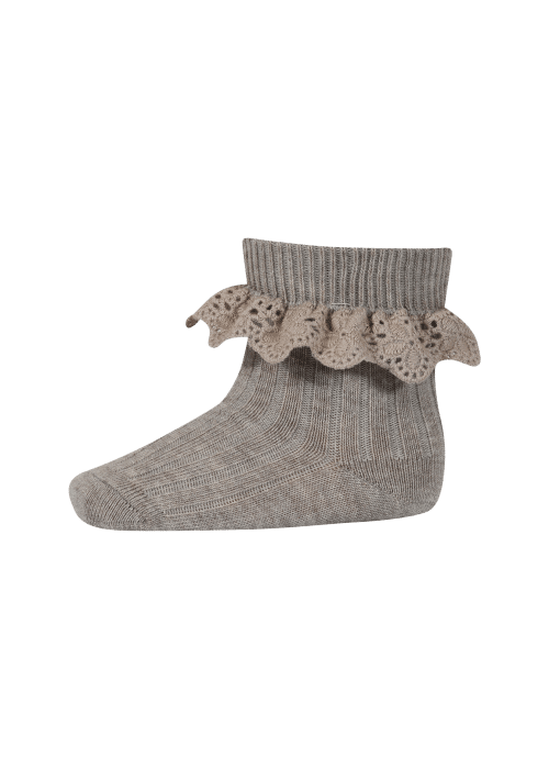 mp-denmark-lea-socks-lace-light-brown-melange-maat