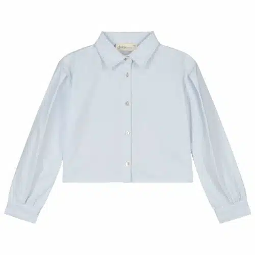 Gaby Blouse-Stripes Light Blue White_Front