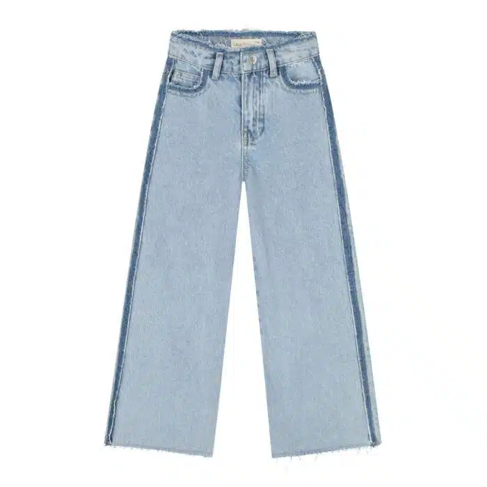 isae-jeans-contrast light snow wash_Front