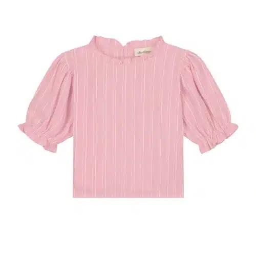 isis-top stripes pink white_Front