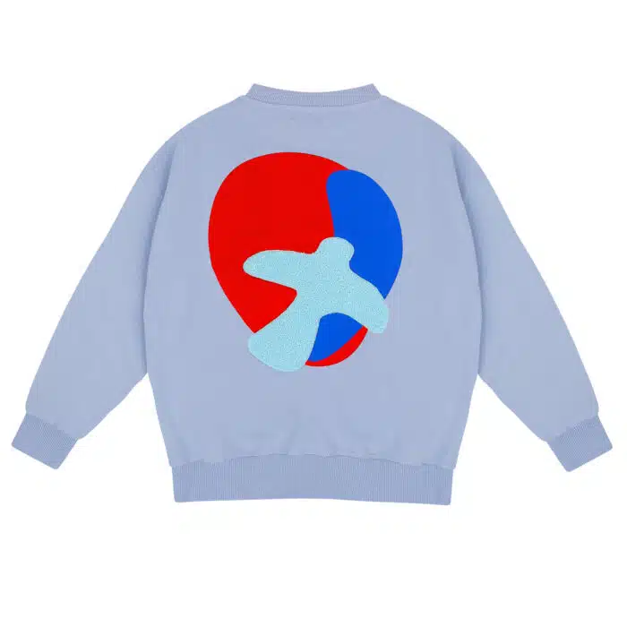 Dream bird sweater Grape blue