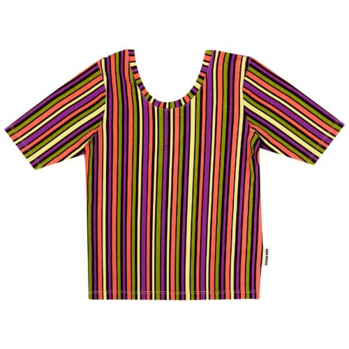 Sue top - funky stripe