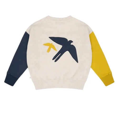 LUCKY-BIRD-SWEATER--ECRU-MELANGE---GOLD-BLUE--1