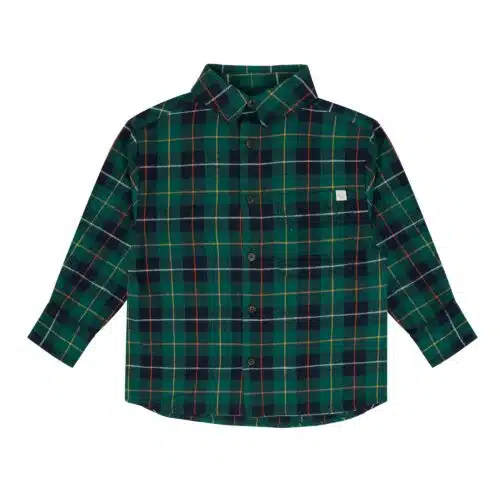 SCOTT-SHIRT--NAVY-BLUE-GREEN-CHECK