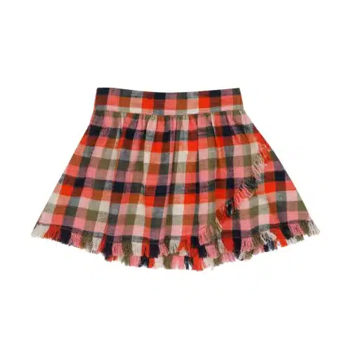 SISI-SKIRT--ORANGE-MULTI-CHECK