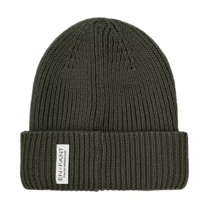 Beaniewolgevoerdkambabagroenenfantvoorkant