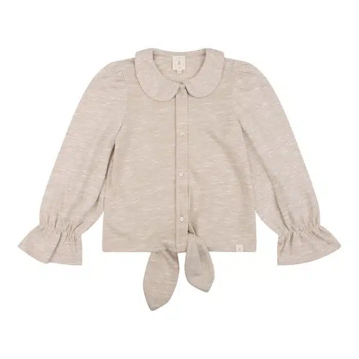 Faye blouse zand glitter - 4S3A4056