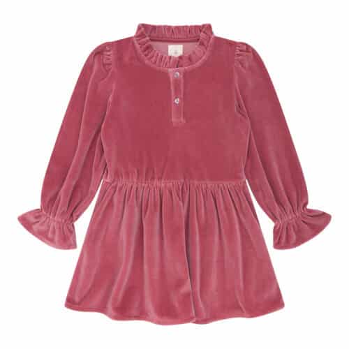 Madee dress rose velvet - 4S3A4062