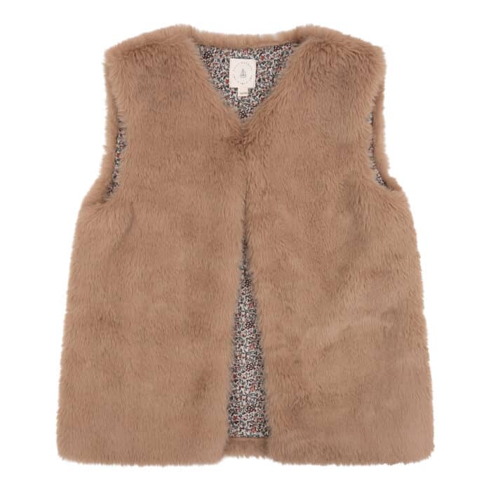 Mikki gillet fluffy brown - 4S3A4028