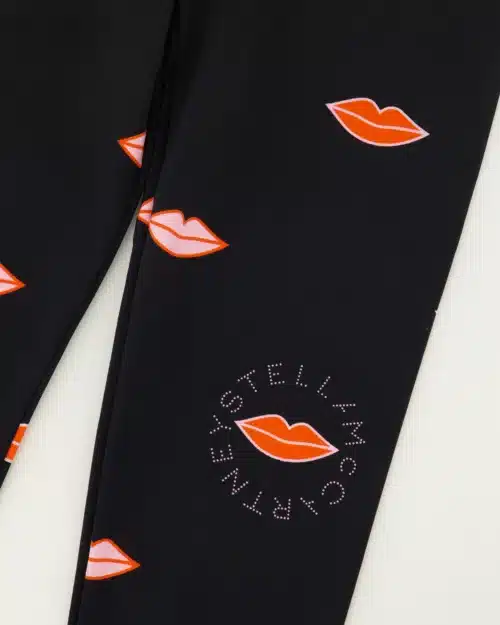 logo-lips-legging-zwart