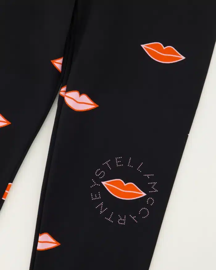 logo-lips-legging-zwart