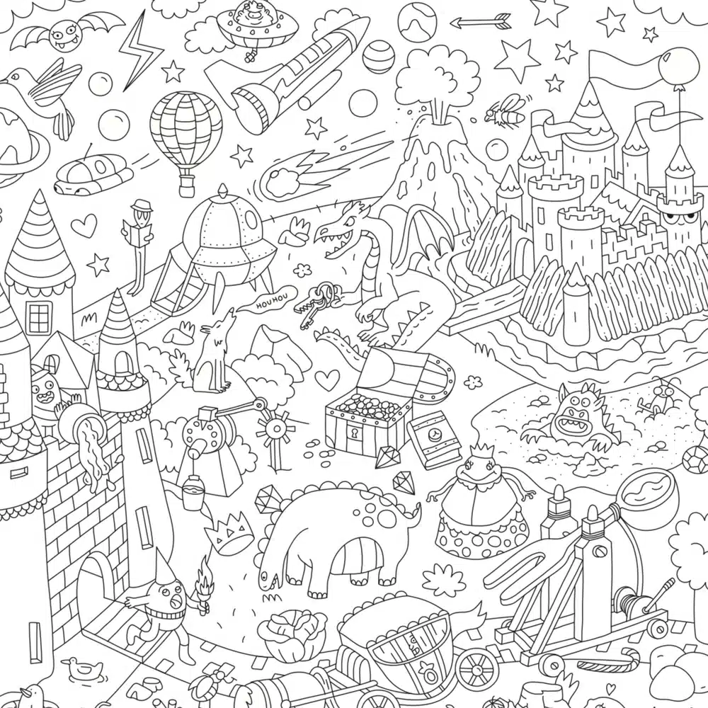 dessin-noir-blanc-poster-geant-magic-omy