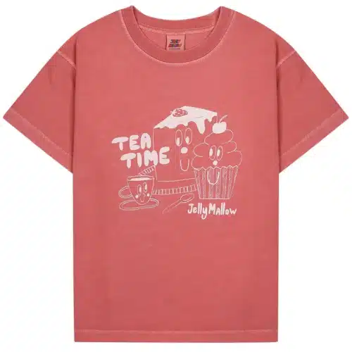 Jelly-Mallow-SS26-Tea-Time-T-Shirt-Indi-Coral-1