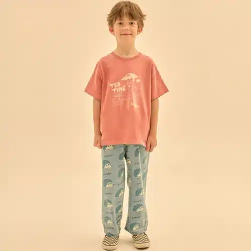 Jelly-Mallow-SS26-Tea-Time-T-Shirt-Indi-Coral-Look
