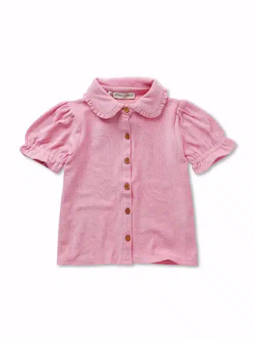 Ruffle blouse pink Podium pink primary