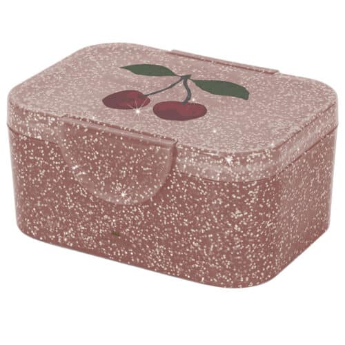 konges-slojd-broodtrommel-roze-cherry-met-glitters