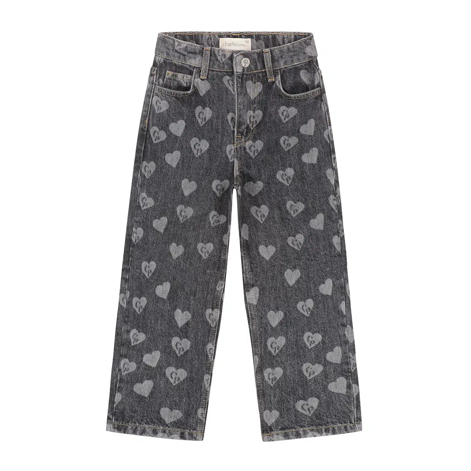 Isae Jeans Black Stone Washed