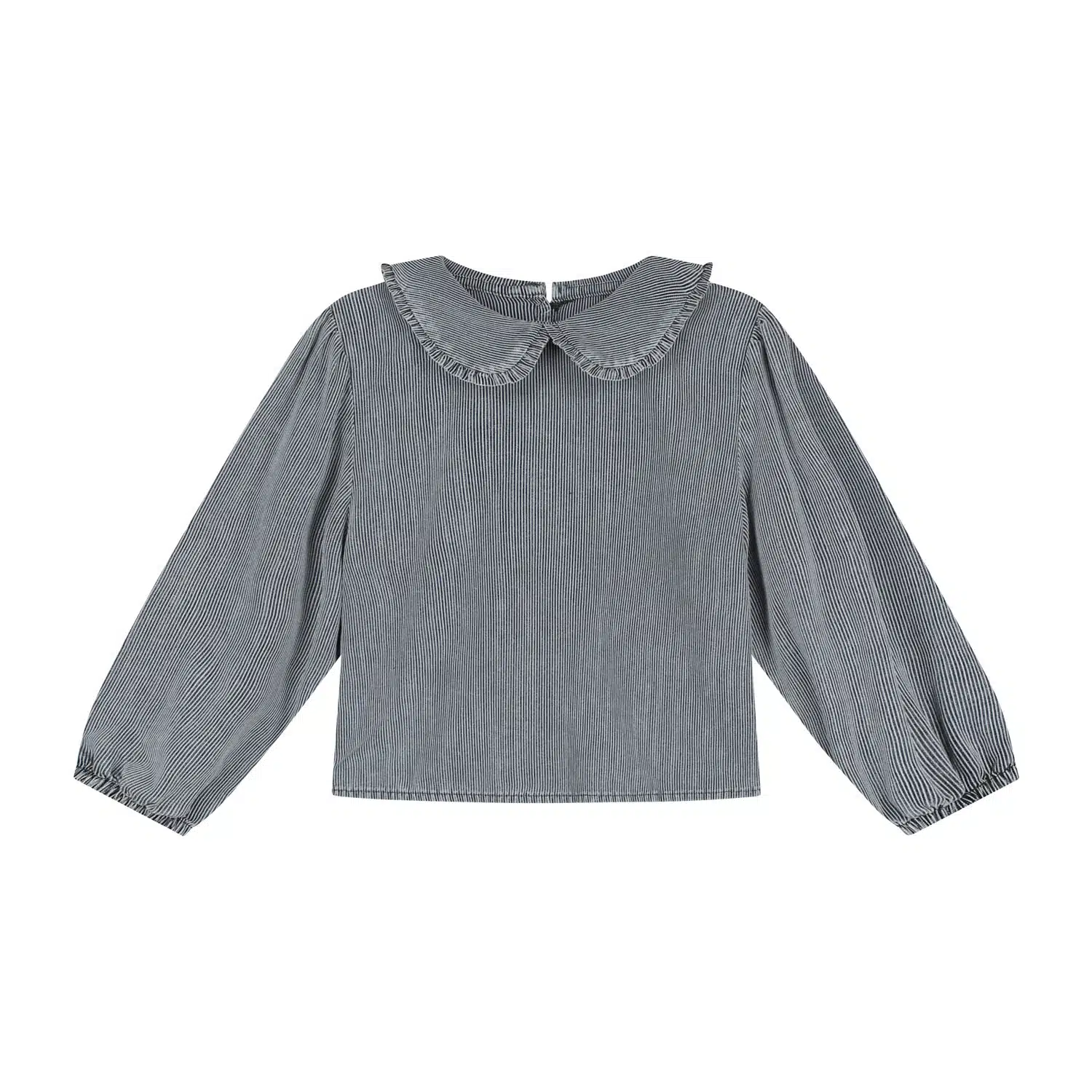 Nila Blouse Blue White Stripes2