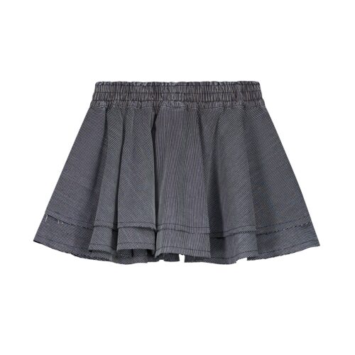 Sadie Skirt Blue White Stripes2
