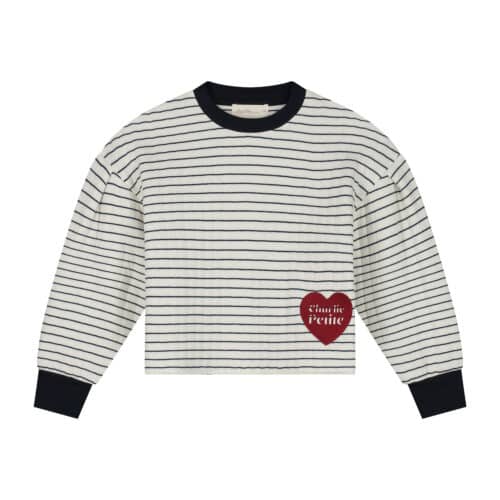 Sien Sweater Stripes Ecru Navy